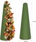 Floral Foam Cone, 2 Packs 11.8×3.93 inch Wet Green Florist Floral Block Flowers Arrangement Supplies for Craft Project and Christmas Party Decoration